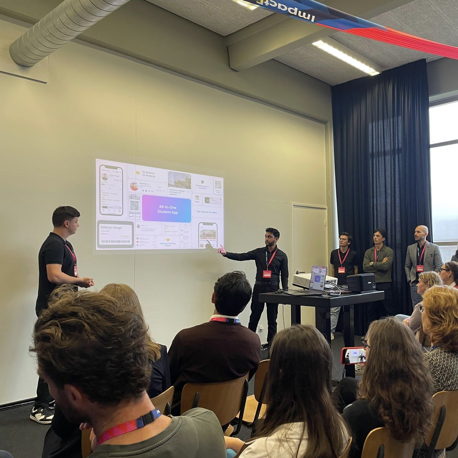 Pitching our Startup at Impactfest